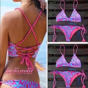 Womens 2pc Swimming Suit Set